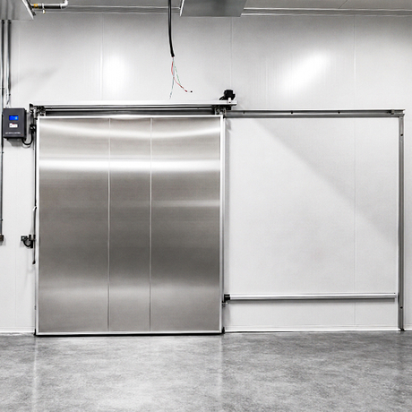 Stainless Steel Electric Sliding Door