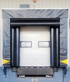 Integration with sectional doors and dock shelters